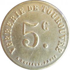 5 Centimes - Verrerie Tourouvre