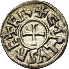 Denier - Charles II Dax mint