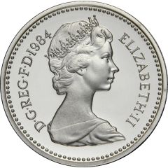 1 Pound - Elizabeth II Scottish Thistle, Silver Proof