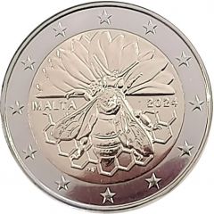 2 Euro Maltese Honey Bee