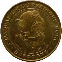 Tourist token - Monnaie de Paris - Le Bugue-sur-Vézère - Aquarium du Périgord noir the diver