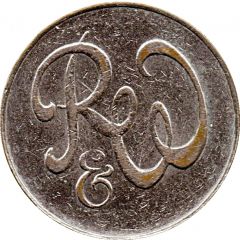 Token - R&W 6 Pence