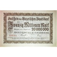 20 000 000 Mark Bayerische Staatsbank