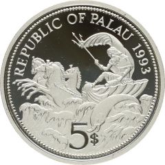 5 Dollars Ocean Scene