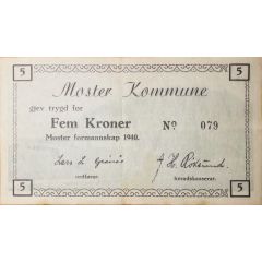5 Kroner Moster Municipality
