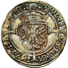1/2 Silver Real - Charles V