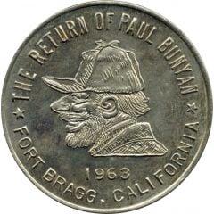 1 Dollar - Paul Bunyan Fort Bragg, California