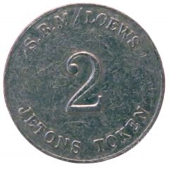 2 Francs - Casino S.B.M / Loews Monte-Carlo