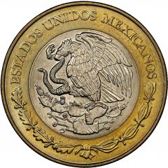 20 Pesos Xiuhtecuhtli