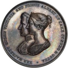 Medal - Victoria Royal Wedding, silver