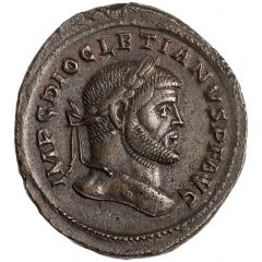 Nummus - Diocletian IMP C DIOCLETIANVS P F AVG, GENIO POPVLI ROMANI, LON, Londinium