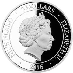 5 Dollars - Elizabeth II Swans
