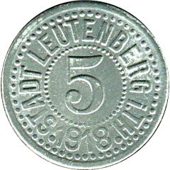 5 Pfennig - Leutenberg in Thüringen