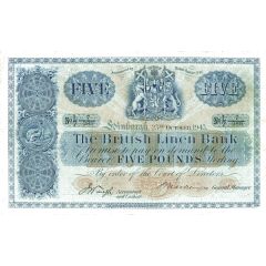 5 Pounds British Linen Bank