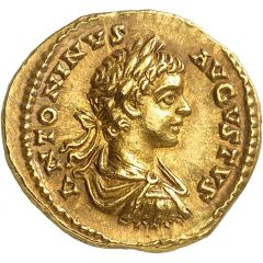 Aureus - Caracalla PART MAX PONT TR P IIII COS