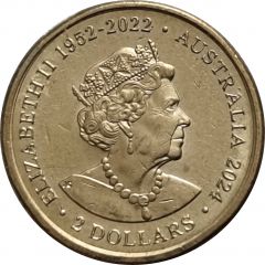 2 Dollars In the name of Elizabeth II, 6th Portrait - Men`s NRL