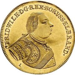 5 Ducats - Frederick William I Homage of Stettin