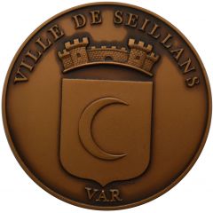 médaille Ville de Seillans Var 83440