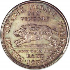 Hard Times Token - Running Boar