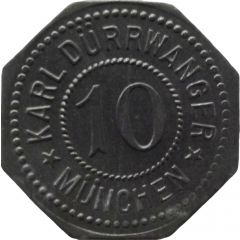 10 Pfennig - München Karl Dürrwanger