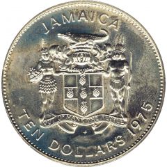 10 Dollars Christopher Columbus, copper-nickel