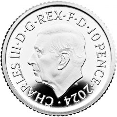 10 Pence - Charles III 1/20 oz Fine Silver