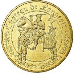 Jeton Touristique - Monnaie de Paris - Langeais - Château - Les chevaliers