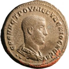 Tetradrachm - Herennius Etruscus ΔΗΜΑΡΧ ΕΞΟΥCΙΑC SC, ··, Antioch