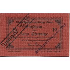 10 Pfennig Klostergutsverwaltung Ettal