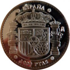 1000 Pesetas - Juan Carlos I Charles V