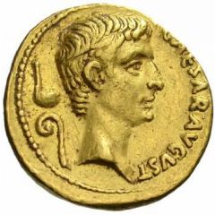 Aureus - Augustus C MARIVS TRO IIIVIR