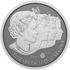 300 Dollars - Elizabeth II, Tribute obverse Elizabeth II`s Royal Cypher