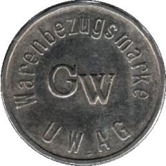 UWAG Warenbezugsmarke GW