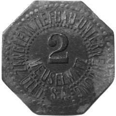 2 Pfennigs - Meuselwitz Otto Zänglein, Tiefbau Unternehmung S.A.