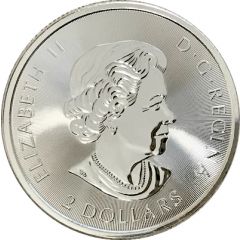 2 Dollars - Elizabeth II Polar Bear, 1/2 oz. Silver Bullion Coinage
