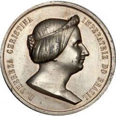 Medal - Queen Theresa Christina of Brazil Recolhemento de Santa Theresa