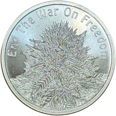 1 Ounce - Silver Shield End The War On Freedom