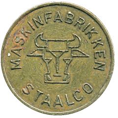 Token - Maskinfabrikken Staalco