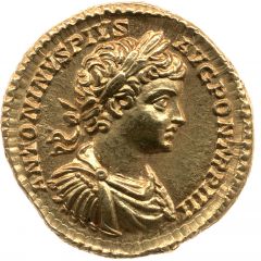 Aureus - Caracalla and Geta P SEPT GETA CAES PONT