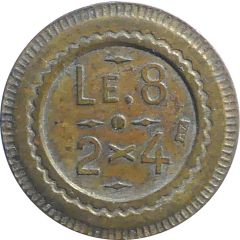 Consommation de 20 centimes - Le 8 - 2x4 Zimberlin