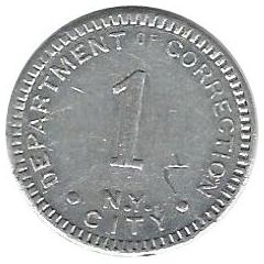 1 Cent Brooklyn City Prison