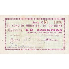 50 Céntimos Ontiñena