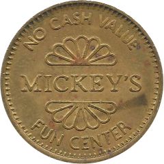 Game Token - Mickey`s Fun Center