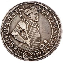1 Guldenthaler - Ferdinand II of Tyrol Mülhau