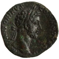 Sestertius - Commodus FEL AVG TR P VII IMP IIII COS III P P S C, Felicitas