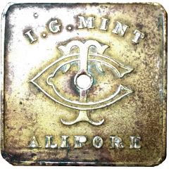 1 Anna Mint Canteen Token