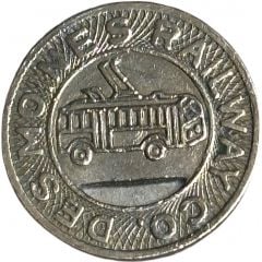 1 Fare - Des Moines Railway Co. Des Moines, Iowa
