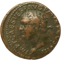 As - Titus IMP T CAES VESP AVG P M TR P COS VIII
