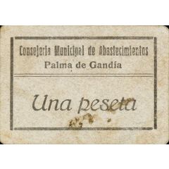 1 Peseta Palma de Gandía