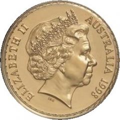 100 Dollars - Elizabeth II 4th Portrait - Desert Pea - Gold Bullion Coin